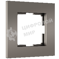 Рамка на 1 пост Slab (бронза софт) W0012963
