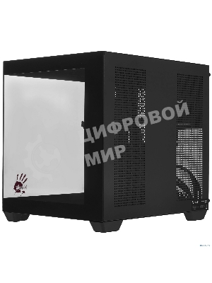 Компьютерный корпус Bloody CC-121 черный без БП mATX 7x120мм 1xUSB 2.0 1xUSB 3.0 audio