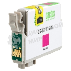Картридж струйный Cactus CS-EPT1283 (T1283) пурпурный (7 мл) для Epson Stylus S22/S125/SX420/SX425/Office BX305