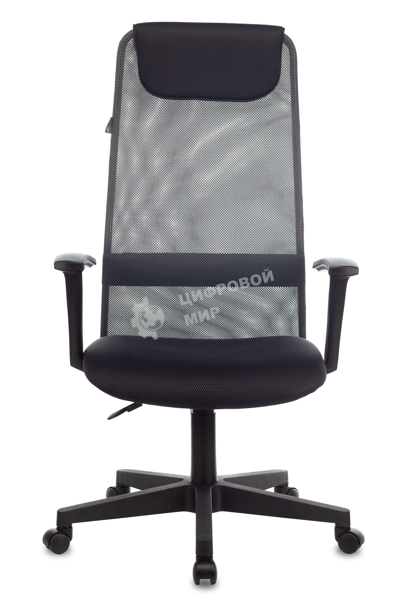 Кресло руководителя Бюрократ KB-8/DG/TW-12 серый TW-04 TW-12 сетка