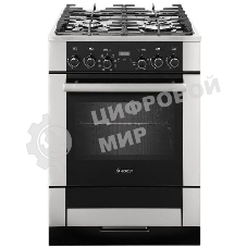 Плита комбинированная Gefest ПГЭ 6502-03 0284 черный, конфорок 4 газовых, духовка 55 л, 60 см x 85 см x 60 см