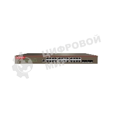 Коммутатор управляемый в стойку, 24*1Gbit RJ45, 4*SFP 10Gbit, console port IP-COM G5328X