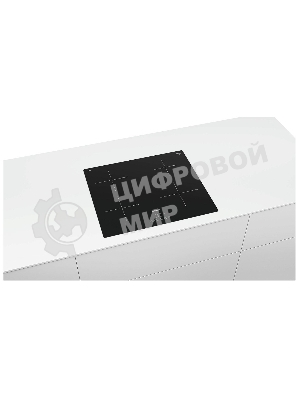 Индукционная варочная панель Bosch PUE611HC1E, 60 см, индукция,скошенные края, сенсорное управление, черный