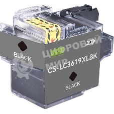Картридж струйный Cactus CS-LC3619XLBK черный (68 мл) для Brother MFC-J2330DW/J2730DW/J3530DW/J3930DW