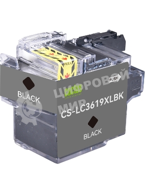 Картридж струйный Cactus CS-LC3619XLBK черный (68 мл) для Brother MFC-J2330DW/J2730DW/J3530DW/J3930DW