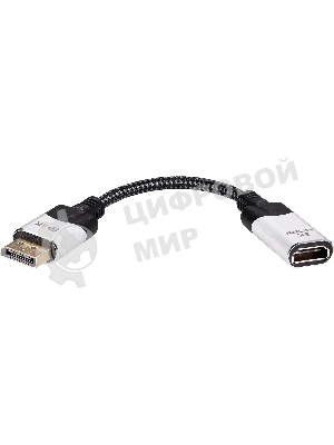 Адаптер DisplayPort(M) ---> HDMI(F) 0.15m 8K@60Hz VCOM