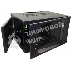 Шкаф коммутационный Lanmaster Next (TWT-CBWNM-18U-6X6-BK) 18U 550x600 мм пер. дв. металл 60 кг черный