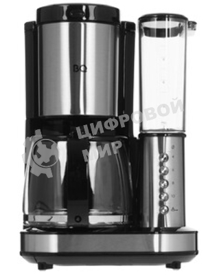 Кофеварка капельная BQ CM7002 Steel-Black со встроенной кофемолкой, исп. кофе - молотый/зерновой, 1.25 л, 800 Вт.