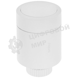 Термоcтат батареи Aqara W600/Thread, Zigbee, Bluetooth/LED-дисплей/батарейки 2 х АА/белый (WT-A03D)