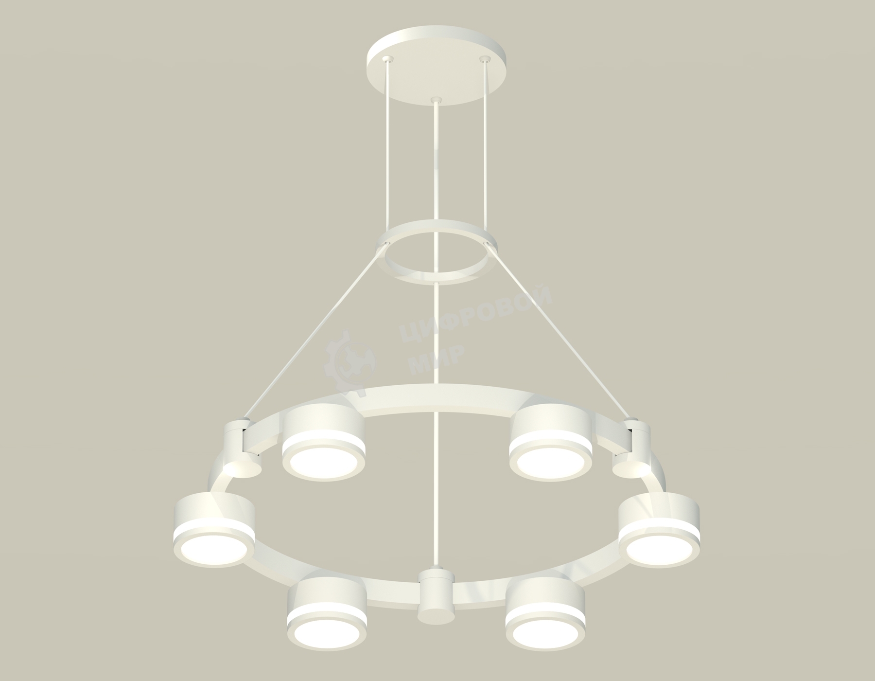 Светильник Ambrella light XR92031200/6 SWH/FR белый песок/белый матовый GX53 (A9203, C9231, N8412)
