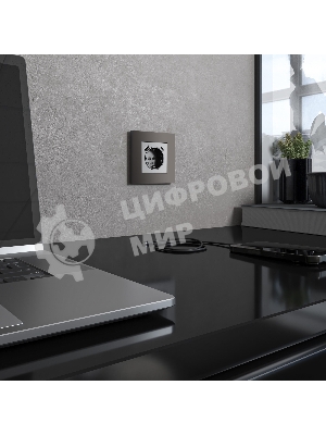 Рамка на 1 пост Slab (бронза софт) W0012963