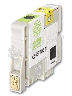 Картридж струйный Cactus CS-EPT0551 черный (10 мл) для Epson Stylus RX520/Stylus Photo R240