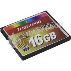 Флеш карта Transcend Ultimate TS16GCF1000/CF (Compact Flash)/16 ГБ/UDMA 7, VPG 65/160 МБ/с