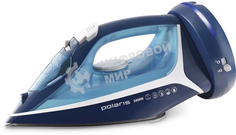 Утюг Polaris PIR 2444K Cord LESS 2400 Вт синий/белый