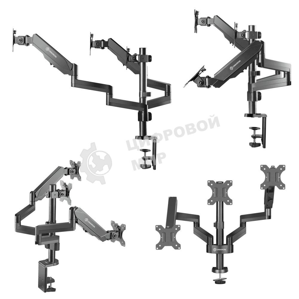 Кронштейн (держатель) ONKRON G280 для трех мониторов 13