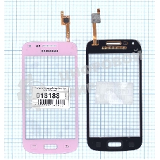 Сенсорное стекло (тачскрин) для Samsung Galaxy Core Plus SM-G350 розовое
