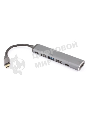 Кабель Type-C на HDMI + USB 3.1 + Type-C + USB 2.0 x2 + PD