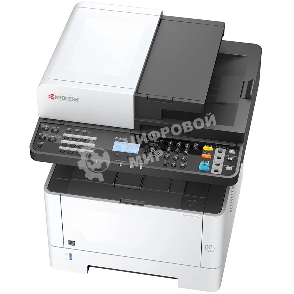 МФУ лазерное Kyocera Ecosys M2135dn (1102S03NL0), A4, ч/б, печ. до 35 стр/мин., скан. до 40 стр/мин (ч/б) 16 стр/мин. (цвет), 1200 x 1200 dpi (печать) 600x600dpi (скан.), USB, RJ-45