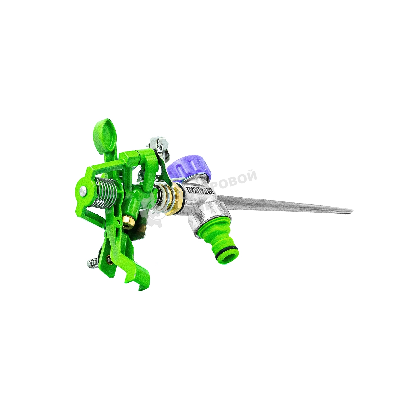 Разбрызгиватель латунный Palisad импульсный, с регулировкой угла горизонт. распыления до 26 м