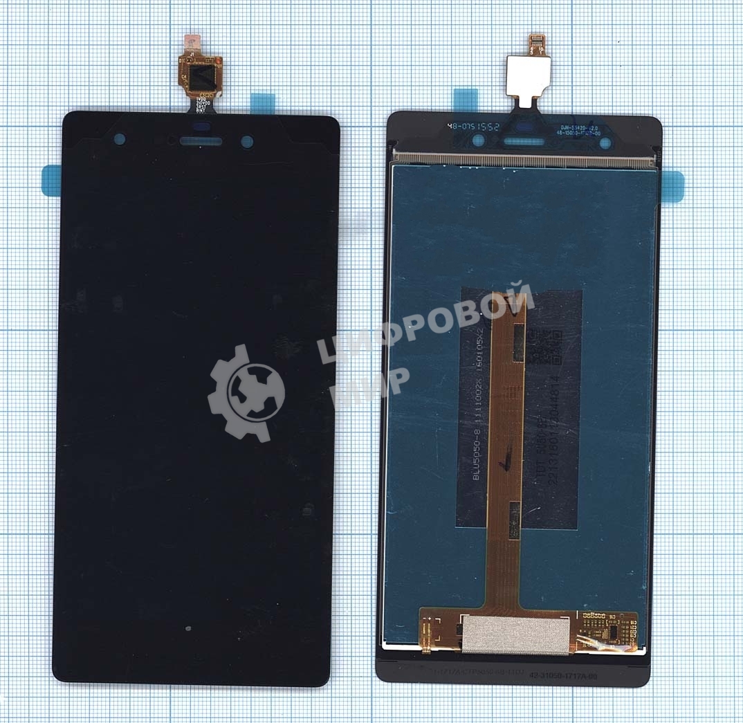 Дисплей для Micromax Canvas Nitro 3 E352 черный