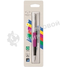 Ручка перьевая Parker Jotter Originals F60 (2096860) Magenta, M, сталь нержавеющая, блистер