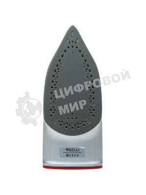 Утюг Kelli KL-1622 красный, 2200 Вт, 100 г/мин, 400 мл