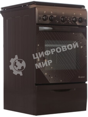 Плита газовая Gefest ПГ 5100-02 0010 коричневый, конфорок 4 шт, духовка 52 л, 50 см x 85 см x 58.5 см