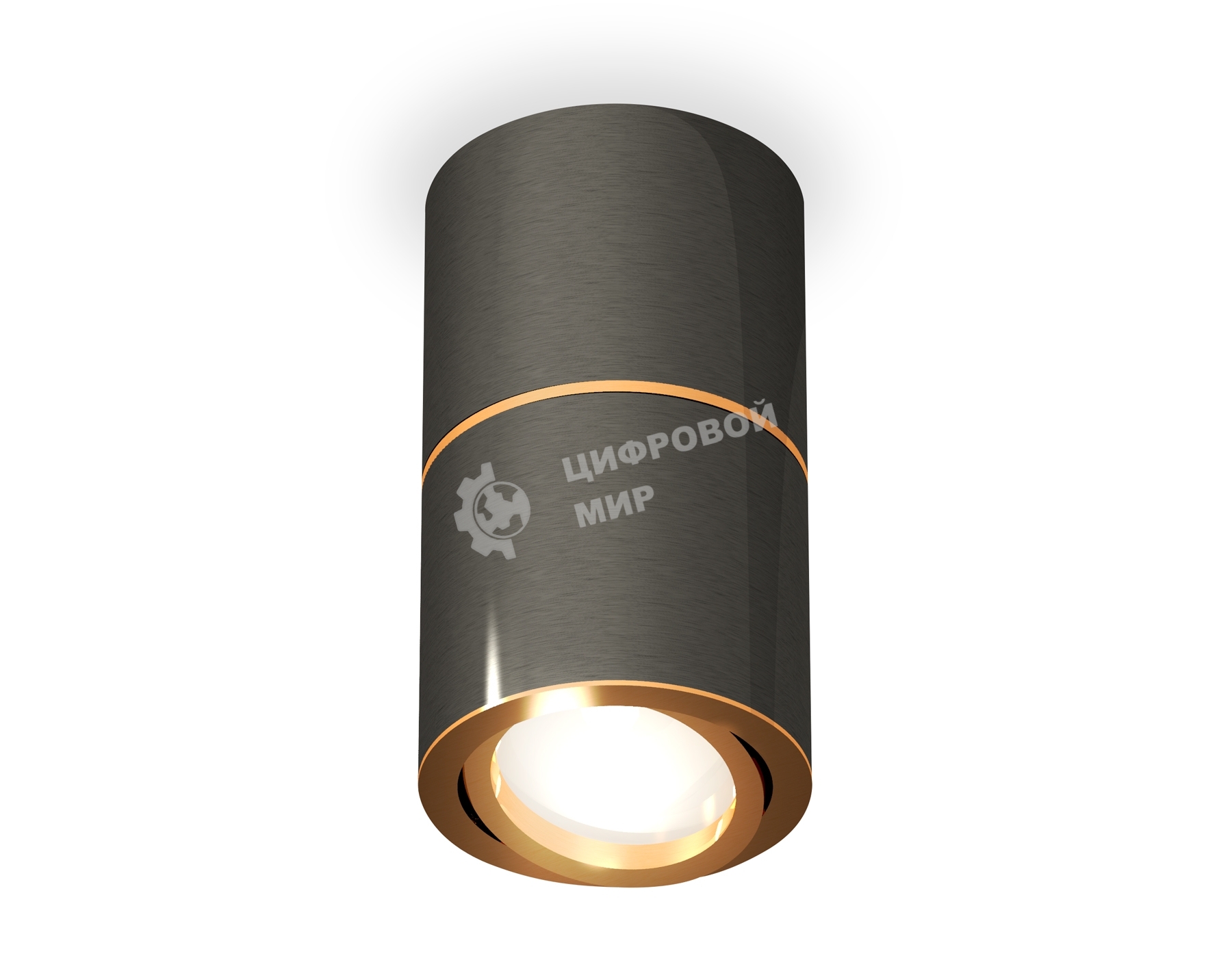Светильник Ambrella Light XS7403080 DCH/PYG черный хром/золото желтое полированное MR16 GU5.3 (C7403, A2072, C7403, N7004)