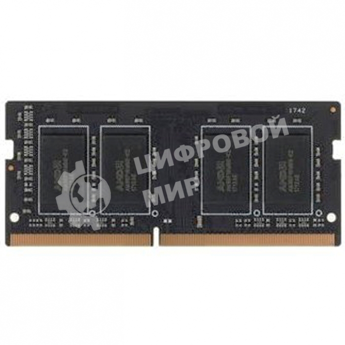 Оперативная память AMD Radeon R5, DDR3, 4GB, (1x4GB,), 1600MHz, CL11, SO-DIMM