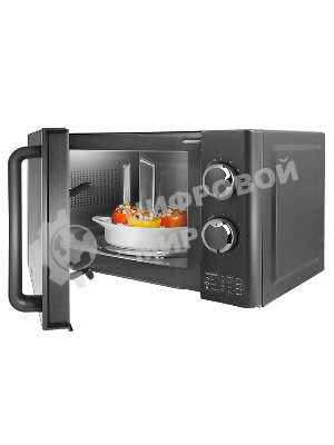 Микроволновая печь Centek CT-1583 темно-серый, 20 л, 700 Вт, переключатели - поворотный механизм