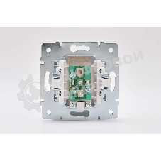 Механизм розетки TV СП KARINA оконечная белый LEZARD 707-0288-130