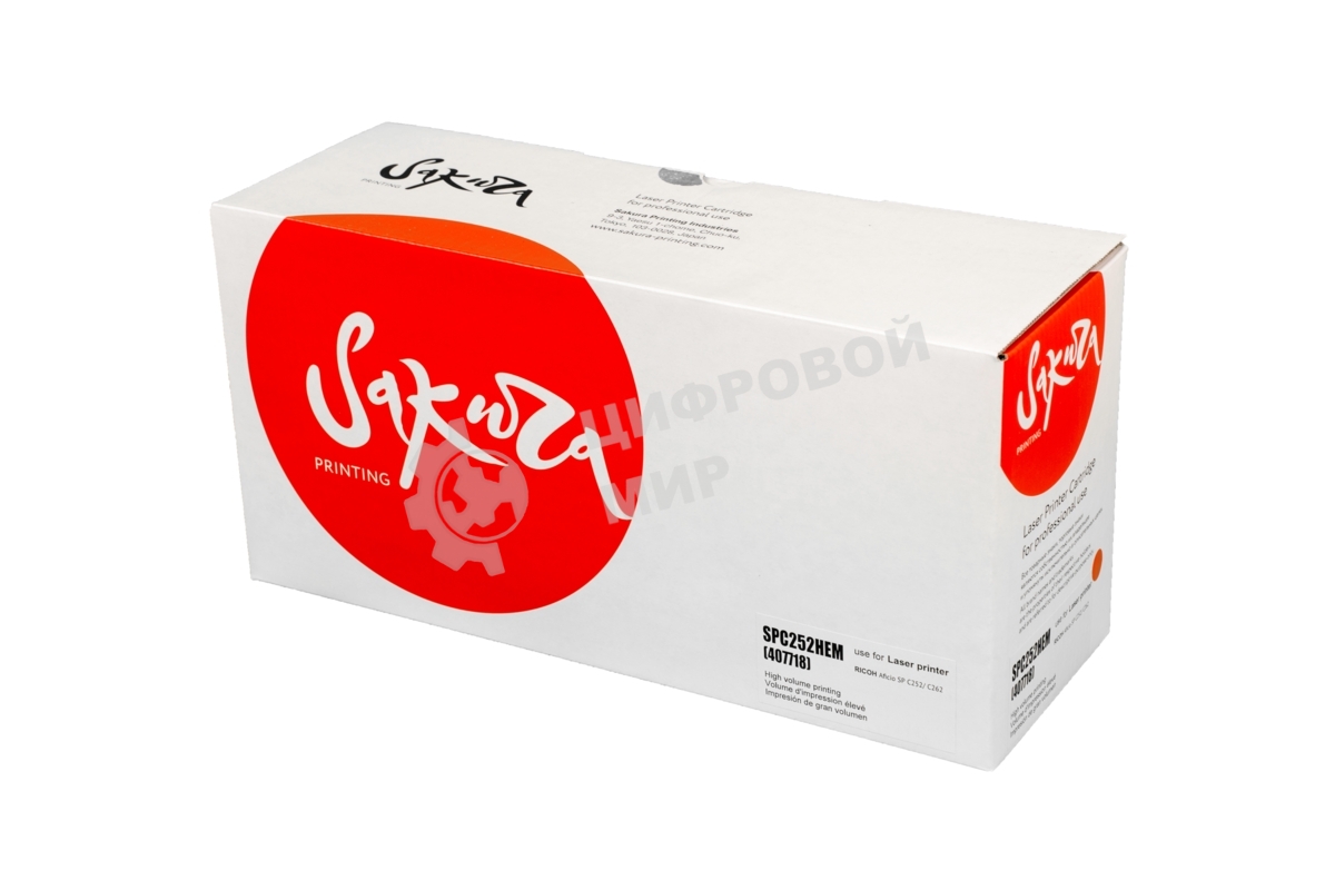 Картридж Sakura SPC252HEM (407718) для Ricoh, пурпурный, 6000 к.