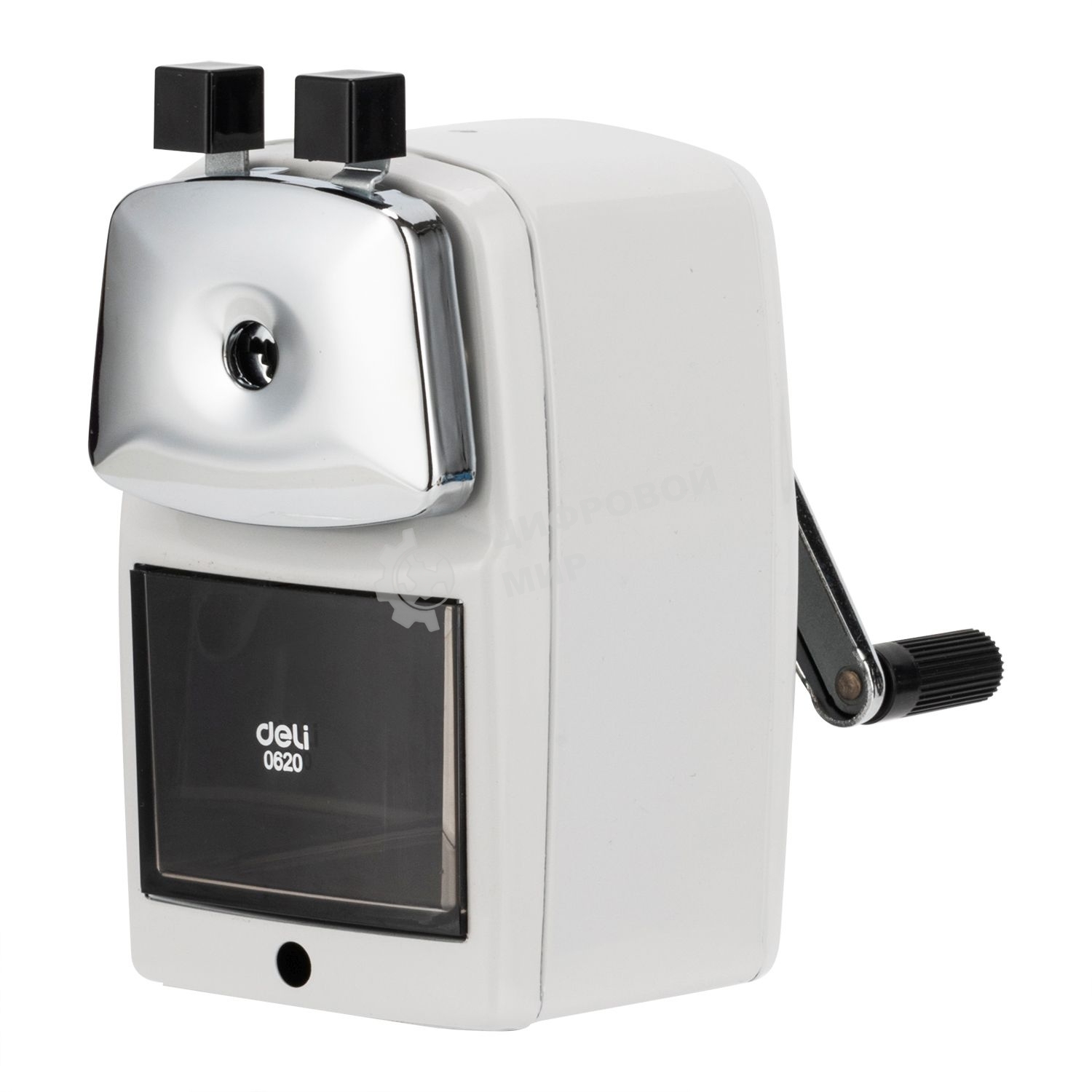 Точилка для карандашей механическая Deli E0620, 1 отверстие, ассорти