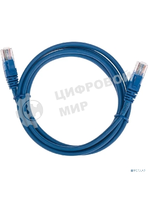 Патч-корд U/UTP Rexant cat.5e, RJ45-RJ45, 26AWG, ZH нг(А)-HF, синий, 1,5 м