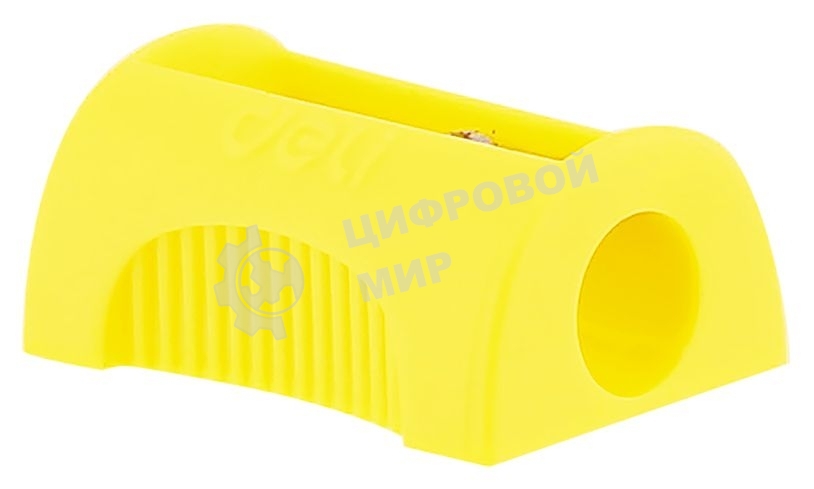 Точилка для карандашей ручная Deli E0594, 1 отверстие, пластик, ассорти, туба