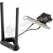 Сетевой адаптер Wi-Fi + Bluetooth Asus PCE-BE92BT BE9400 PCI Express (ант.внеш.несъем.) 2ант.