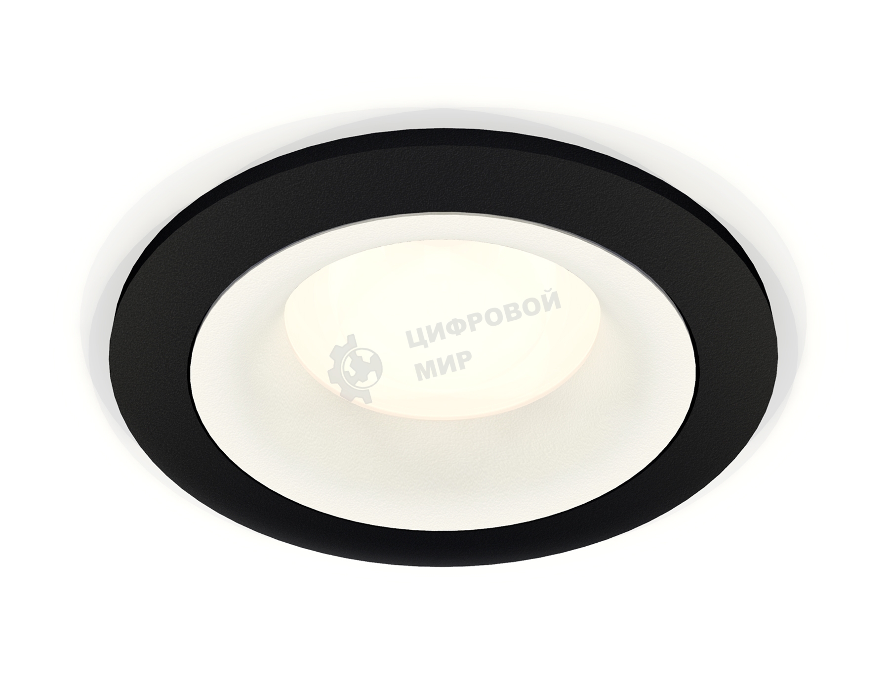 Комплект встраиваемого светильника Ambrella light XC7622001 SBK/SWH черный песок/белый песок MR16 GU5.3 (C7622, N7010)