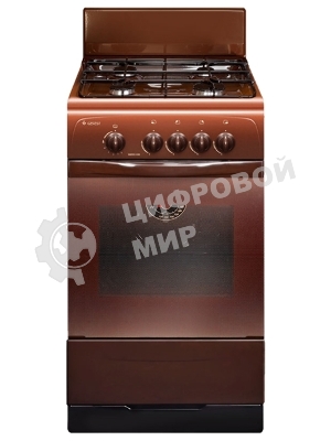 Плита газовая Gefest ПГ 3200-08 К19 коричневый, конфорок 4 шт, духовка 42 л, 50 см x 85 см x 53 см