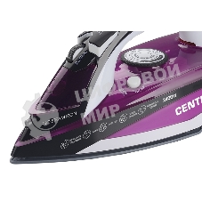Утюг Centek CT-2344 VIOLET 2400 Вт, керамическая подошва, мощный паровой удар, самоочистка, 330мл