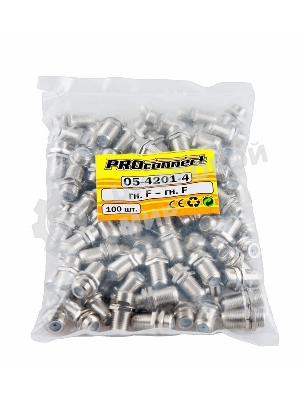 Переходник PROconnect гнездо F-гнездо F 