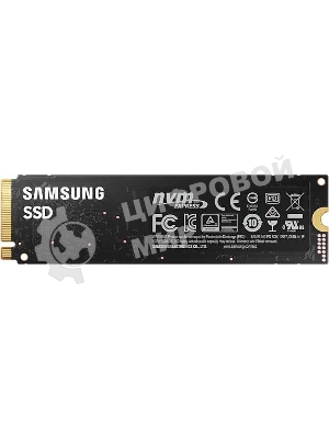 Накопитель SSD Samsung 980, 1000Gb, PCIe 3.0 x4, M.2 2280, NVMe, R/W 3500/3000