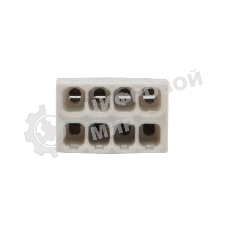 Экспресс-клемма Rexant СМК 2273-208, 8-проводная 0.5-2.5 мм², прозрачная (50 шт./уп.)