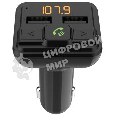 Автомобильный FM-модулятор Ritmix FMT-A880 черный MicroSD BT USB (80001662)