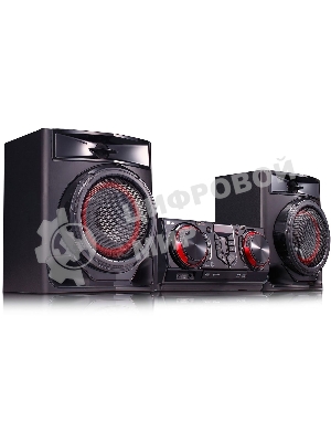 Мини-аудиосистема LG CJ44 черный 480Вт FM USB BT