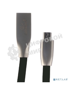 Кабель USB2.0 Cablexpert CC-G-mUSB01Bk-1.8M, AM/microB, серия Gold, длина 1.8м, черный, блистер