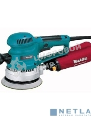 Эксцентриковая шлифовальная машина Makita BO6030 ЭШМ,310Вт,ф150мм,4000-10000об\м,ампл-3мм,2.3кг,кор,п\сборник