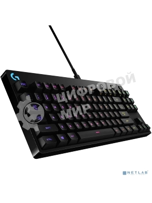 Клавиатура Logitech Gaming PRO проводная, USB Type-A, чёрный