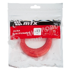 Леска для триммера MTX круглая 1,3 мм х 15 м
