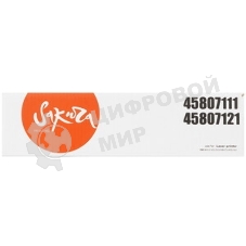Картридж Sakura 45807111/4580721 для OKI B412/432/512/MB472/492/562, черный, 12 000 к