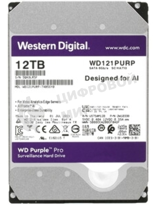 Жесткий диск WD Purple PRO WD122PURP 12Tb 3.5